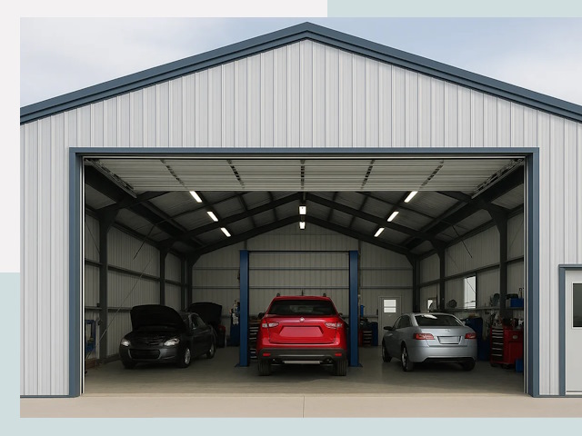 Ангары из сэндвич панелей от 619 руб. в Курган