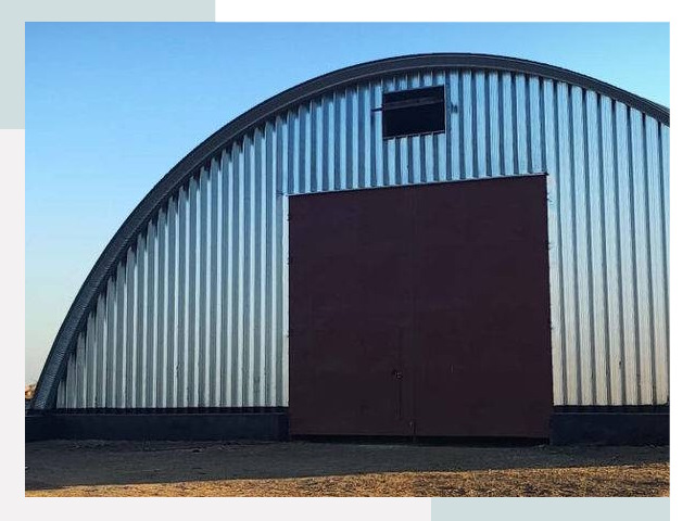 Бескаркасные ангары в Кургане