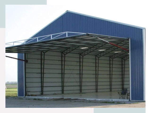 Прямо стенные ангары в Кургане