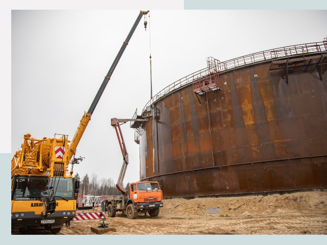 Монтаж резервуаров в Кургане от 619 руб. за м³