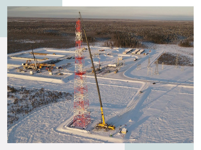 Мачты связи в Кургане