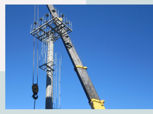 Монтаж осветительных мачт в Курган от 619 руб.