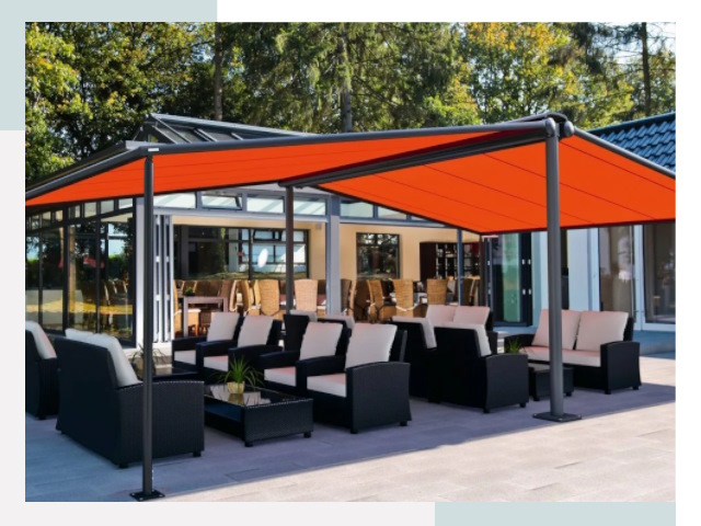 Навесы для кафе и ресторанов в Кургане