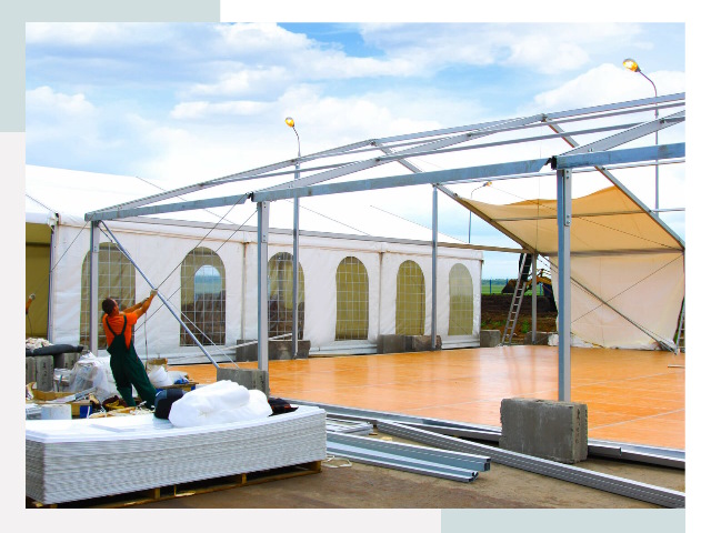 Быстро сборные шатры в Кургане