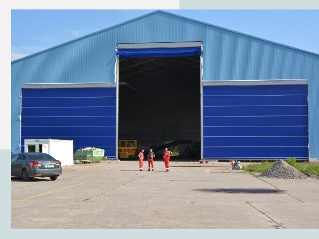 Ангарные ворота в Курган от СтальСтрой-Крг по цене 619 руб.