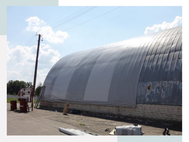 Ремонт ангаров в Кургане