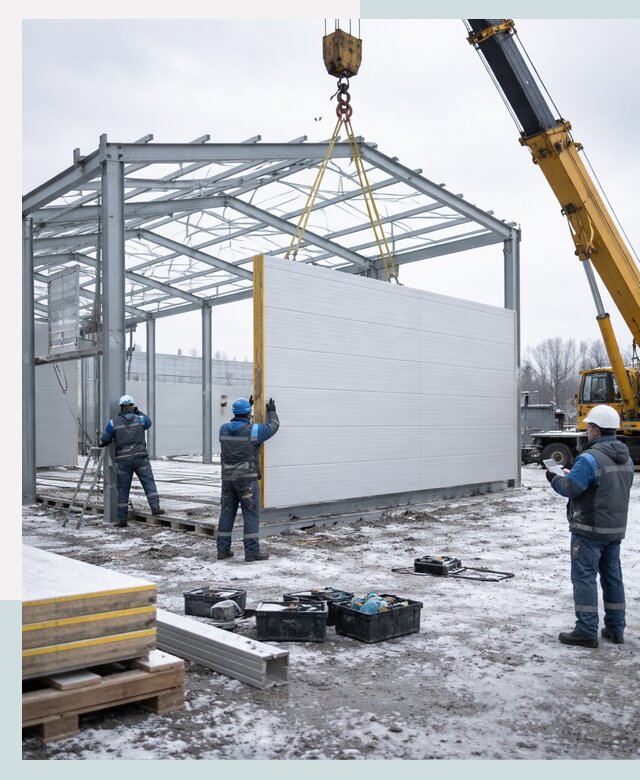 Строительство холодильных складов под ключ в Кургане