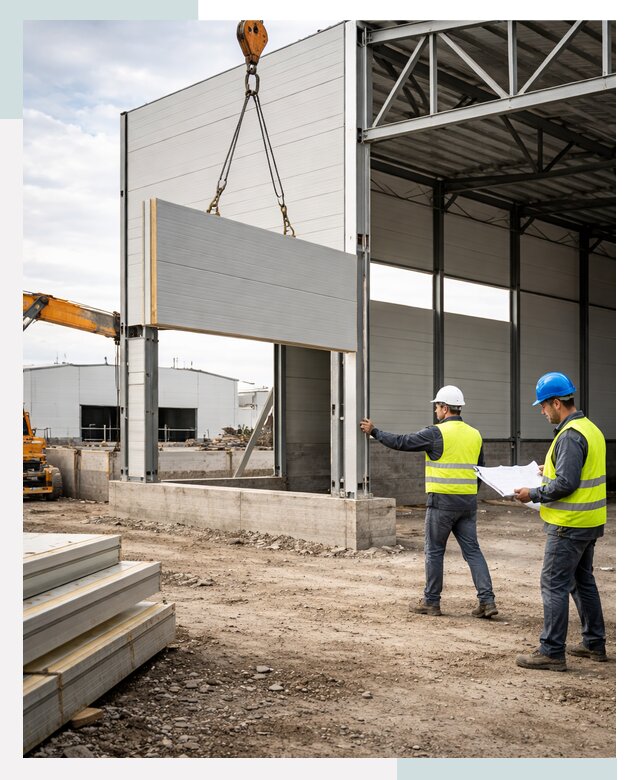 Склад из сэндвич панелей под ключ в Кургане от 9794 р. | СтальСтрой-Крг