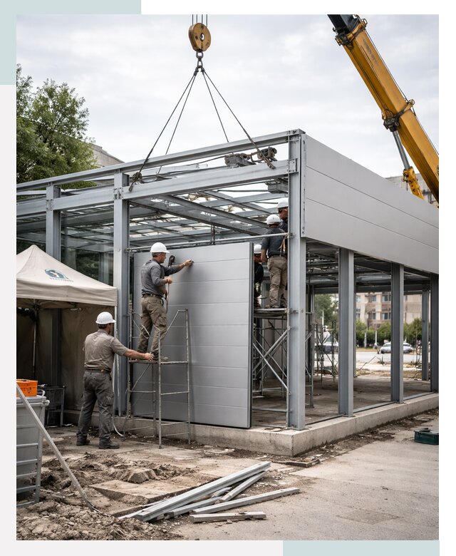 СтальСтрой-Крг: торговый павильон под ключ в Кургане от 36082 р.