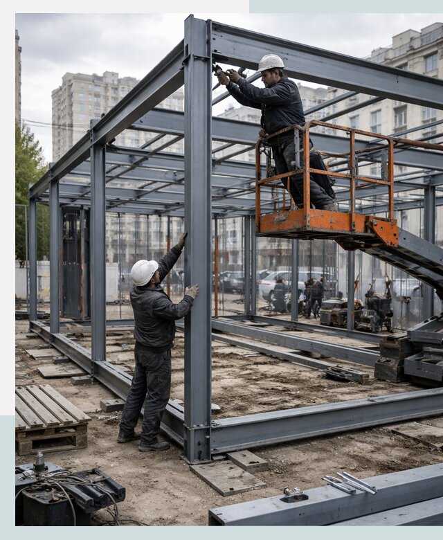 Строительство и монтаж торговых павильонов под ключ в Кургане