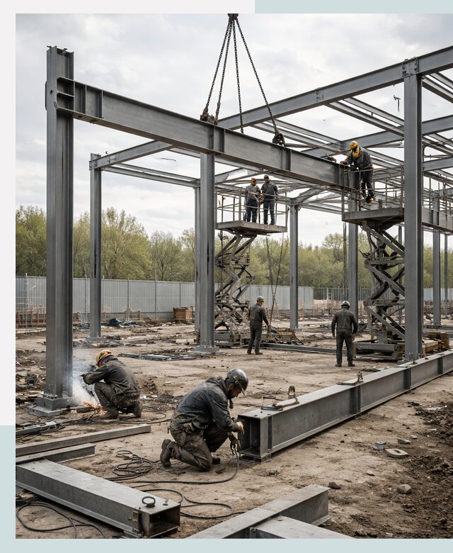 Строительство выставочных павильонов из металлоконструкций в Кургане