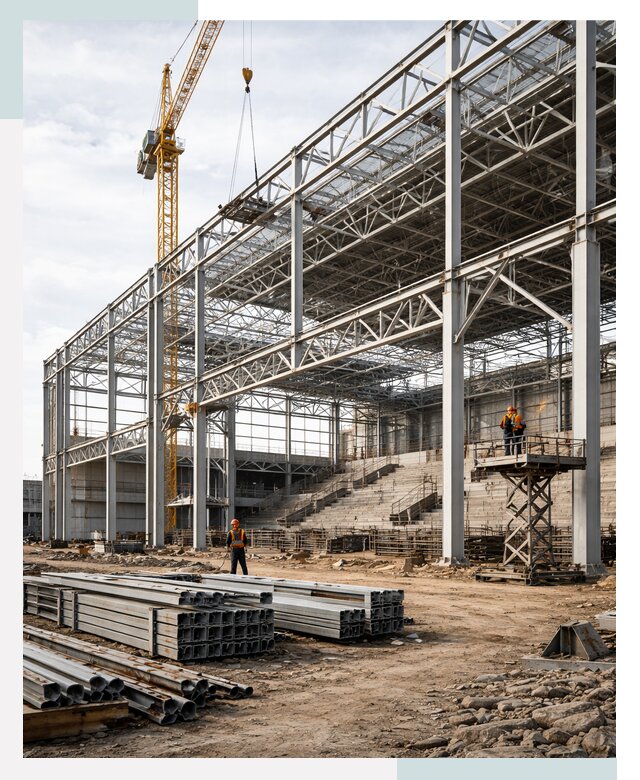 Строительство спортивных комплексов в Кургане от 30927 р. | СтальСтрой-Крг